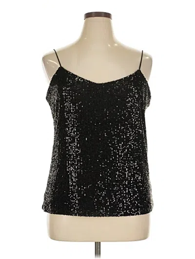 Anne Klein Sleeveless Top Black Sweetheart Neckline Tops