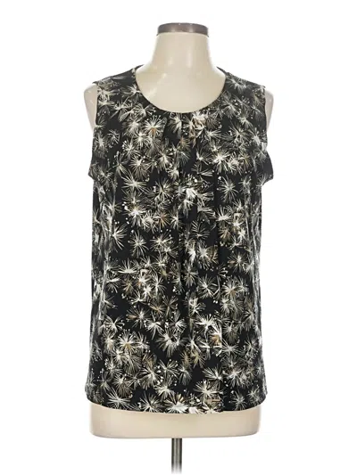 Pre-owned Anne Klein Sleeveless T-shirt In Black