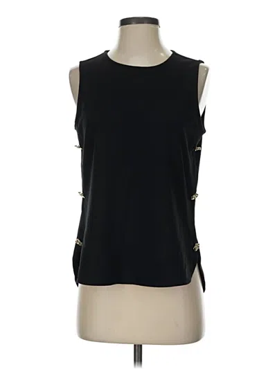 Pre-owned Anne Klein Sleeveless T-shirt In Black