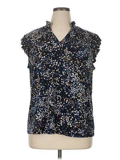 Pre-owned Anne Klein Sleeveless T-shirt In Blue