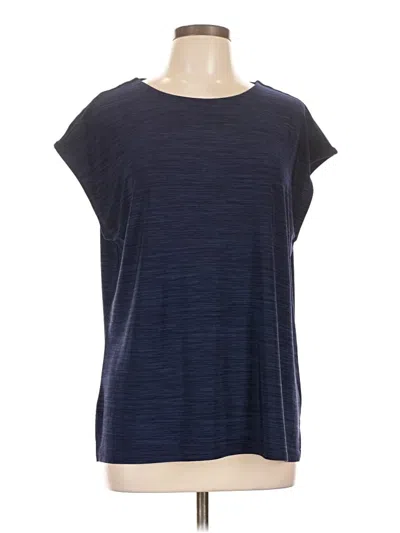 Pre-owned Anne Klein Sleeveless T-shirt In Blue