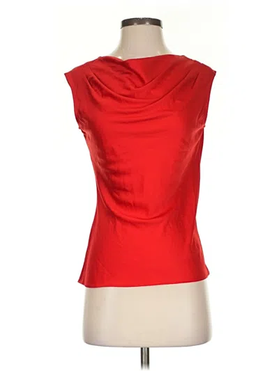 Pre-owned Anne Klein Sleeveless T-shirt In Red