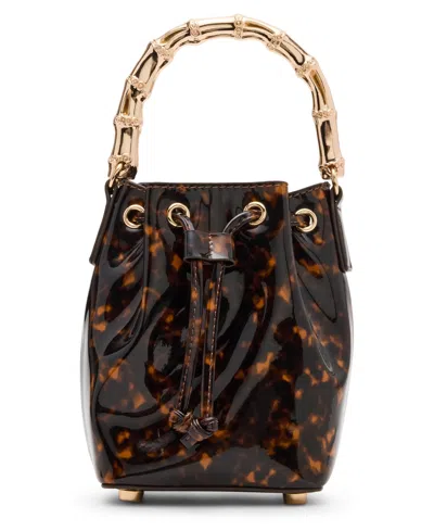 Anne Klein Small Bucket Bag In Brown
