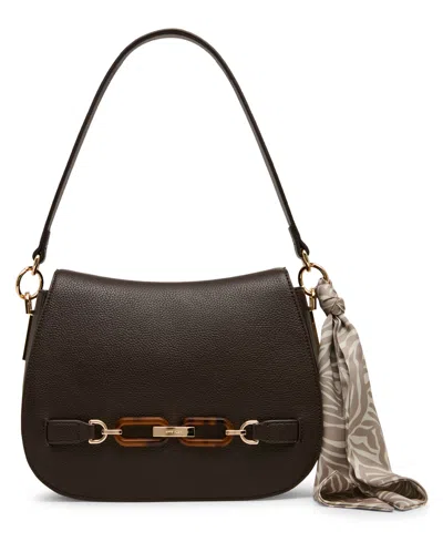 Anne Klein Small Shoulder Handbag In Brown