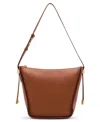 Anne Klein Small Shoulder Hobo Bag In Brown