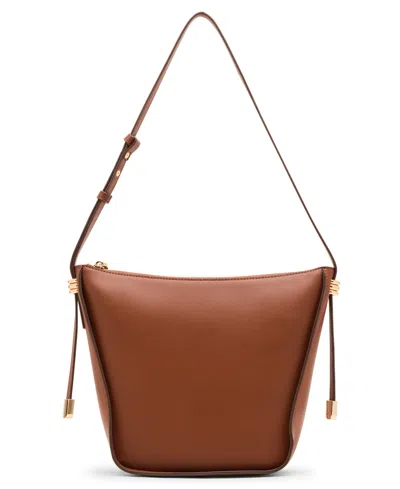 Anne Klein Small Shoulder Hobo Bag In Brown