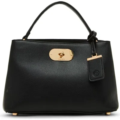 Anne Klein Small Top Handle Bag In Black