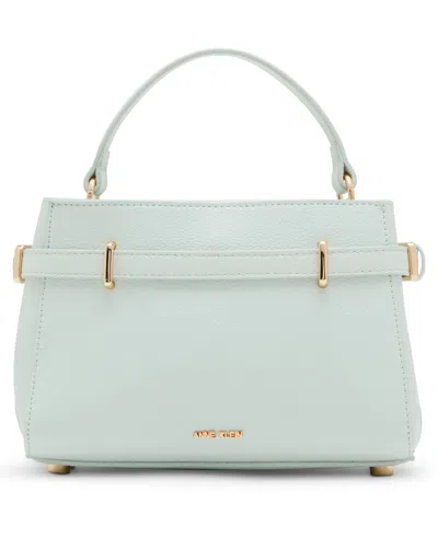 Anne Klein Small Top Handle Bag With Convertible Strap In Green