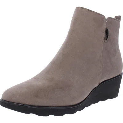 Anne Klein Sport Baron Womens Wedge Boots In Multi
