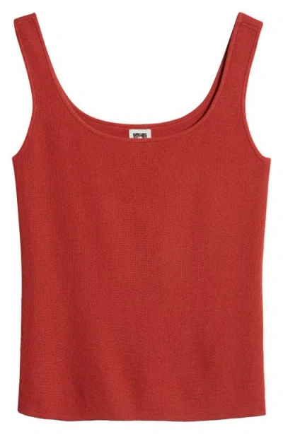 Anne Klein Square Neck Sweater Tank