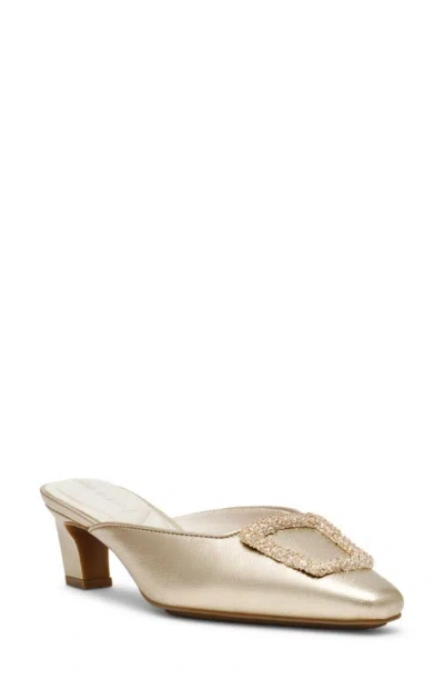 Anne Klein Star Mule In Platinum