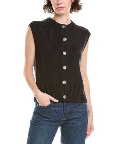 Anne Klein Stitch Sweater In Black