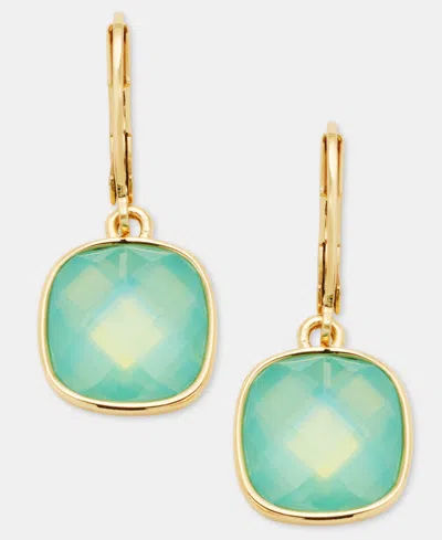 Anne Klein Stone Drop Earrings In Metallic