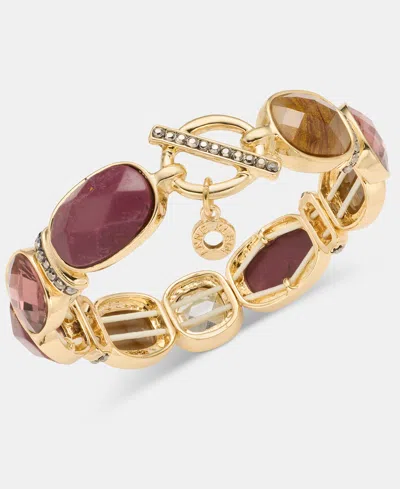 Anne Klein Stone Stretch Bracelet In Multi