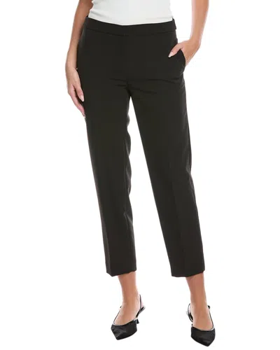 Anne Klein Straight Ankle Lux Trouser In Black
