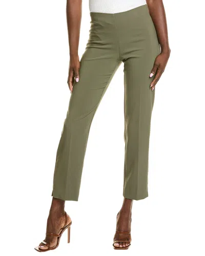 Anne Klein Straight Ankle Pant In Green