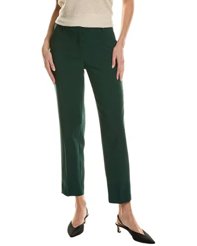 Anne Klein Straight Ankle Pant In Green
