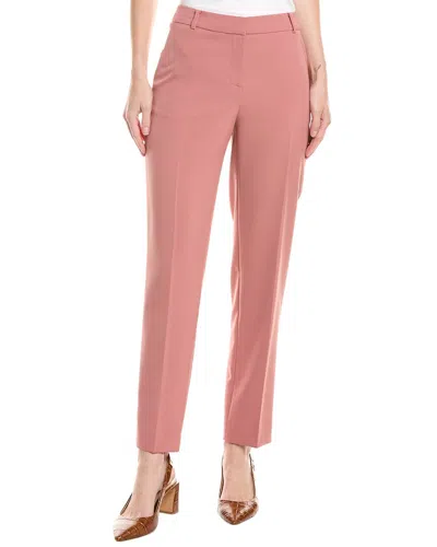 Anne Klein Straight Ankle Pant In Pink