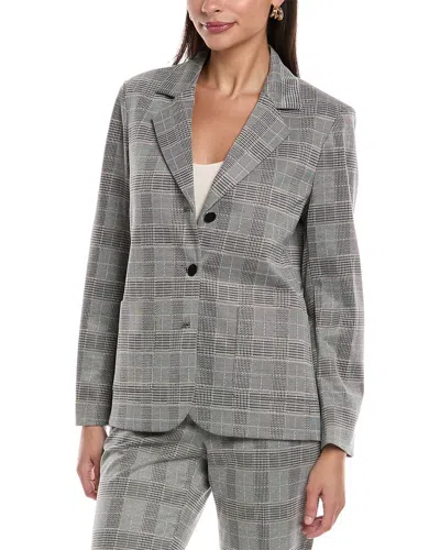 Anne Klein Suit Blazer Jacket In Gray