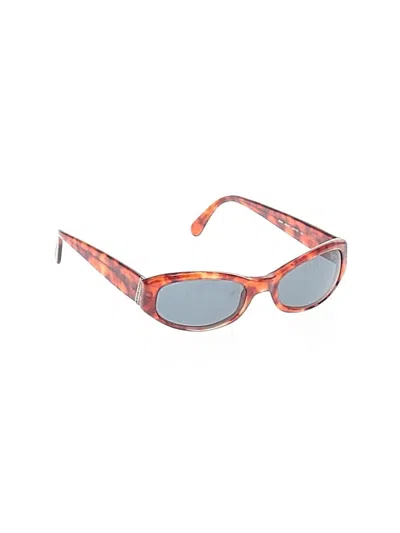 Pre-owned Anne Klein Sunglasses In Orange