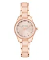 Anne Klein Sunray Dial Watch In Rosegt