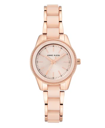 Anne Klein Sunray Dial Watch In Rosegt