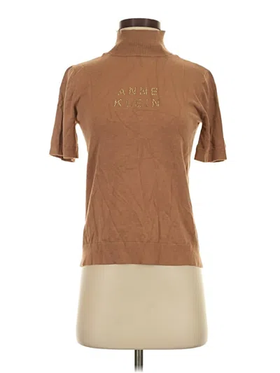 Pre-owned Anne Klein Sweatshirt In Brown