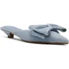 Anne Klein Talah Pointed Toe Mule In Blue