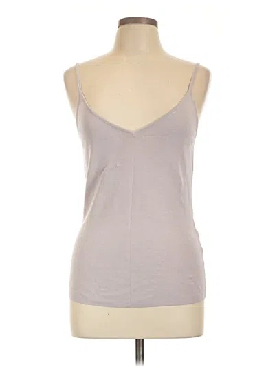 Pre-owned Anne Klein Tank Top Gray Strapless Neckline Tops