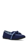 Anne Klein Tarese Knit Flat In Navy/ Blue
