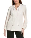 ANNE KLEIN TIE NECK TUNIC
