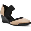 Anne Klein Tiffy Wedge Heel Pump In Biscotti