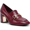 Anne Klein Tobi Bit Loafer Pump In Burgundy