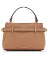 Anne Klein Top Handle Convertible Small Crossbody Bag In Brown