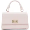 Anne Klein Top Handle Flap Bag In Petal