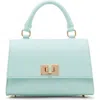 Anne Klein Top Handle Flap Bag In Sea Glass