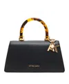 Anne Klein Top Handle Small Satchel Bag In Black