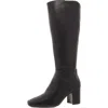 Anne Klein Toronto Womens Zip Up Slip On Knee-high Boots In Black