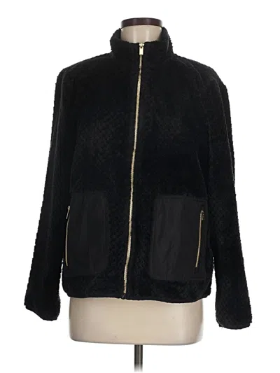 Pre-owned Anne Klein Track Jacket In Black