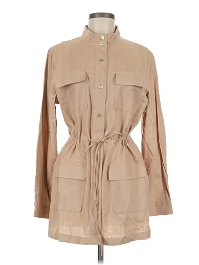 Pre-owned Anne Klein Trenchcoat In Tan