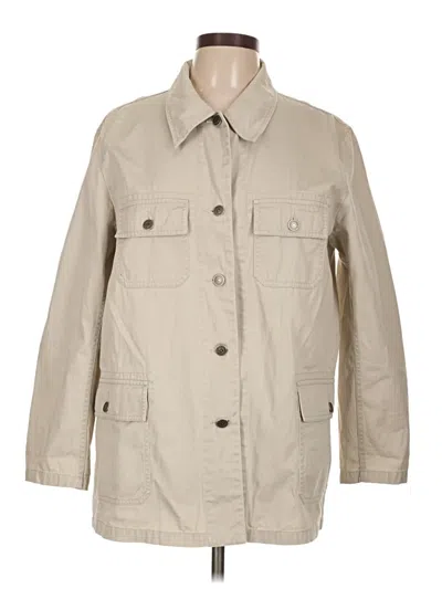 Pre-owned Anne Klein Trenchcoat In Tan