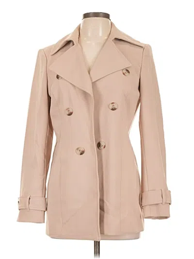 Pre-owned Anne Klein Trenchcoat In Tan