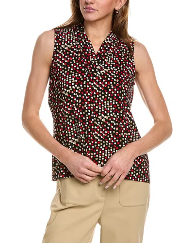 ANNE KLEIN ANNE KLEIN TRIPLE PLEAT ITY TOP
