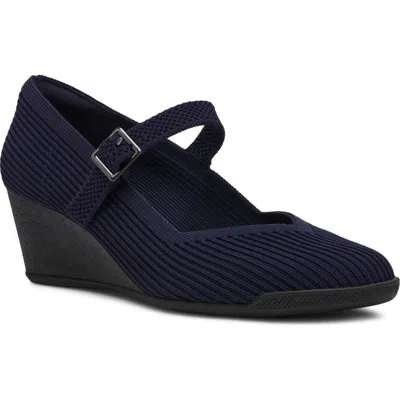 Anne Klein Trixie Wedge Mary Jane Pump In Multi