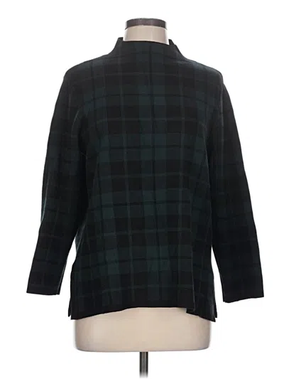 Pre-owned Anne Klein Turtleneck Sweater In Black
