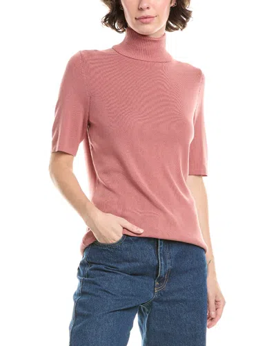 Anne Klein Turtleneck Sweater In Pink