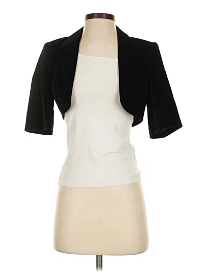 Pre-owned Anne Klein Tuxedo Vest In Black