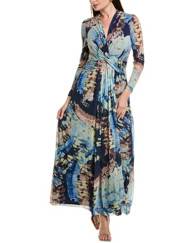 Anne Klein Twist Front Maxi Dress