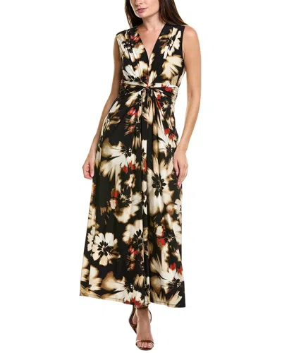 Anne Klein Twist Front Maxi Dress