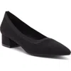 Anne Klein Uruzi Pump In Black Matte Stretch